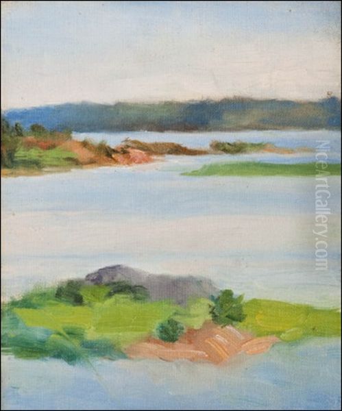 Saaristo Oil Painting by Beda Stjernschantz