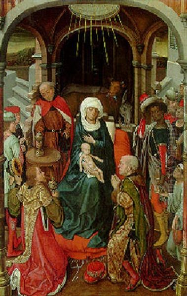 The Adoration Of The Magi Oil Painting by Vrancke van der Stockt