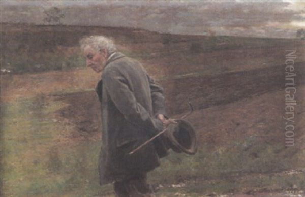 Spazierganger Oil Painting by Ernst Stoehr