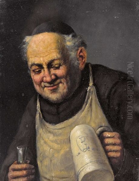 Der Geschmack Oil Painting by Carl Siegfried Stoitzner