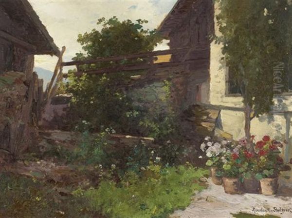 Garten Im Sommer by Walter Stoitzner