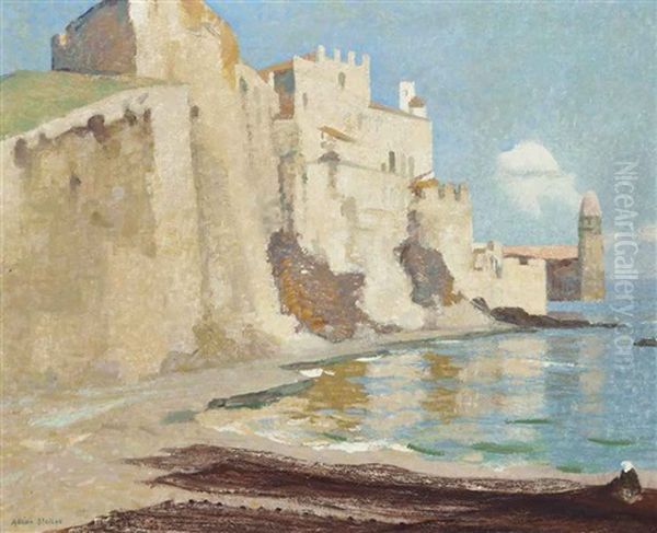 Collioure, The Net-mender Oil Painting by Adrian Scott Stokes