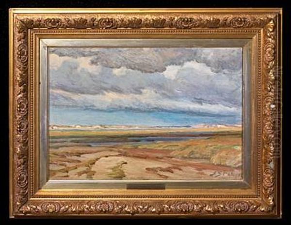 Landscape At Skagen Oil Painting by Adrian Scott Stokes