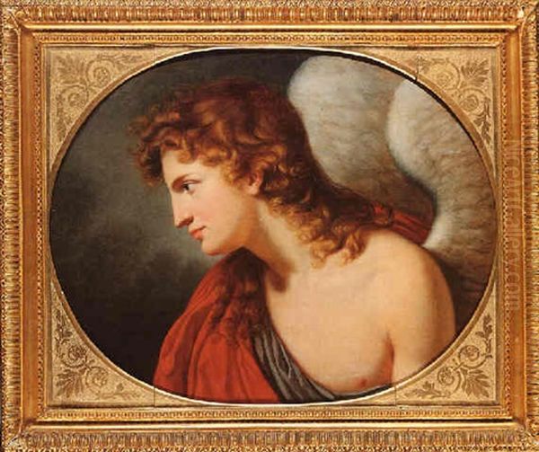 The Angel Of The Annunciation Oil Painting by Louise de (Countess of Albany) Stolberg