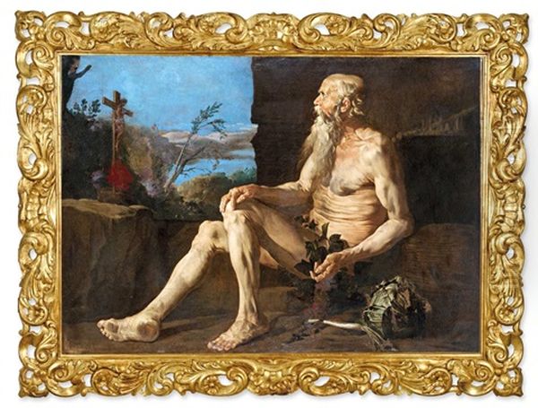 Saint Onofrius Oil Painting by Mathaeus Stomer the Elder