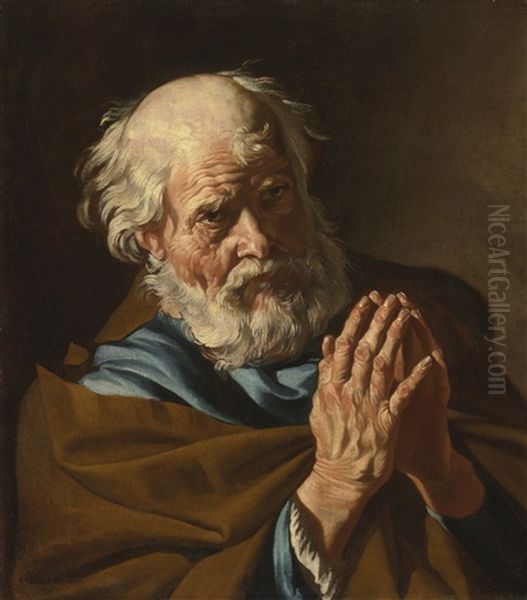 Saint Peter Praying by Mathaeus Stomer the Elder