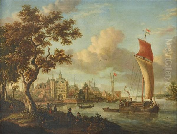 View Of Bonn With The Toll House by Jacobus Storck