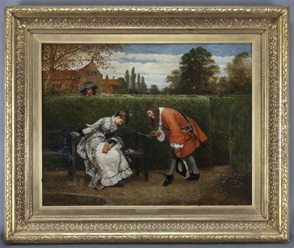 Love In A Maze Oil Painting by George Adolphus Storey