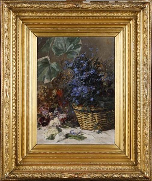 Nature Morte Aux Fleurs Oil Painting by Carel Nicolaas Storm van 's-Gravensande