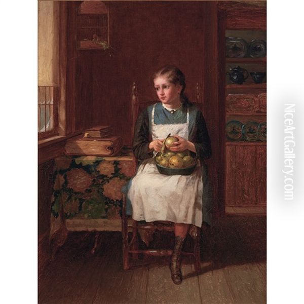 Daydreaming Oil Painting by George Henry Story