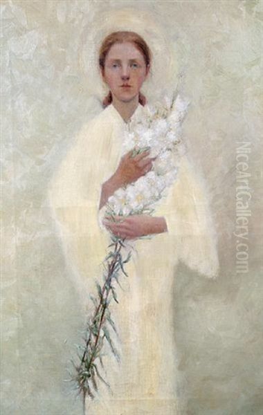 Purity Oil Painting by Edward Stott