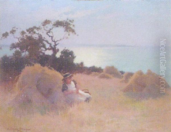 The Young Harvester Oil Painting by Arthur Claude Strachan