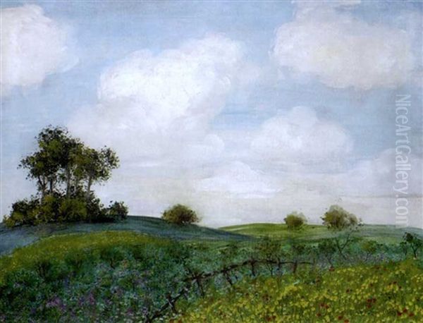 Fruhlingslandschaft by Carl Strathmann