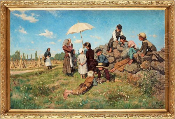 Konstvanner Oil Painting by Fanny Brate