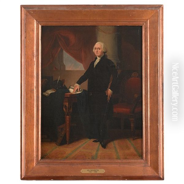 Portrait Of George Washington Oil Painting by Robert Street