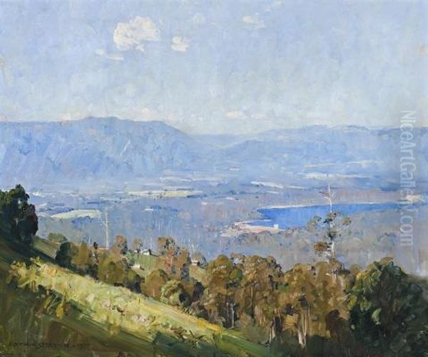 Observatory Road, Kalorama Park, Looking Towards Silvan Oil Painting by Arthur Streeton