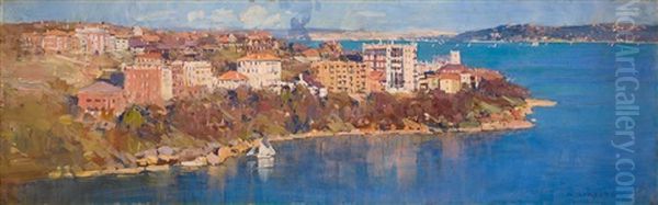 Cremorne Oil Painting by Arthur Streeton