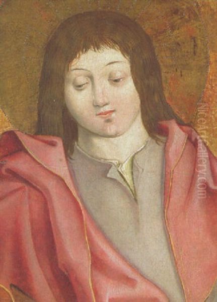 A Young Male Saint Oil Painting by Bernhard Strigel