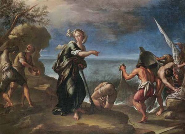 Allegoria Della Speranza Oil Painting by Francesco Stringa