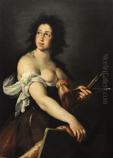 Am Heimweg Oil Painting by Bernardo Strozzi