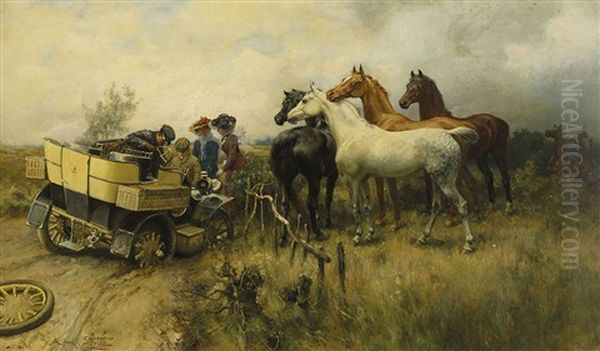 They'll Want Us Again Oil Painting by Alfred William Strutt