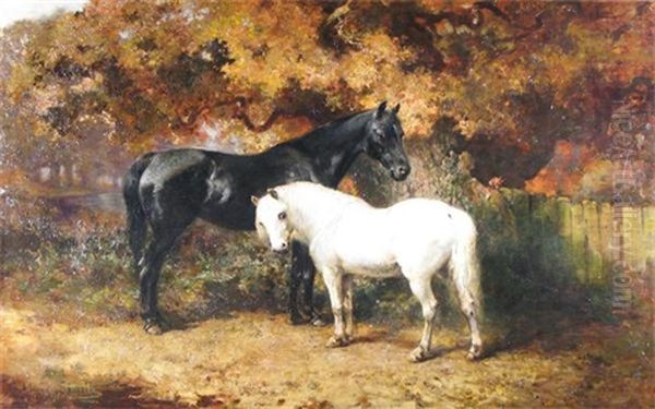 Old Friends Oil Painting by Alfred William Strutt