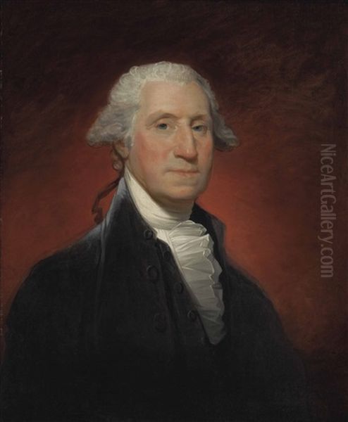 George Washington (vaughan Type) Oil Painting by Gilbert Stuart