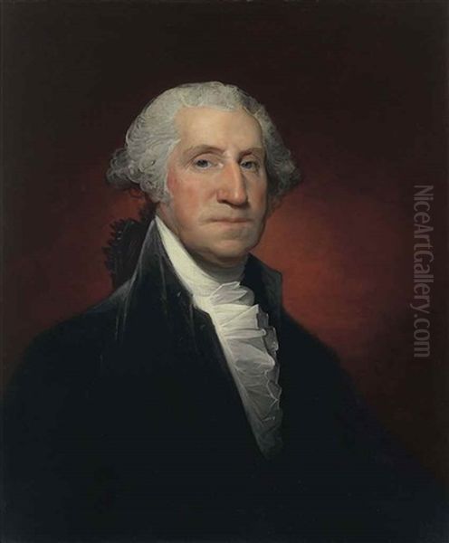 George Washington (vaughan Type) Oil Painting by Gilbert Stuart