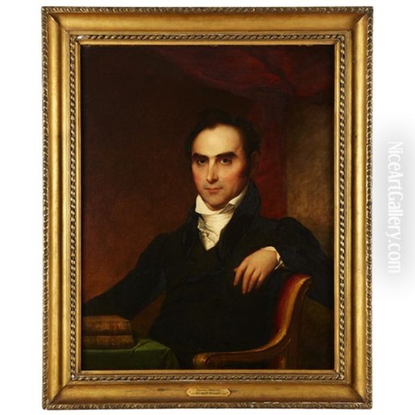 Portrait Of Daniel Webster, 1825 Oil Painting by Gilbert Stuart