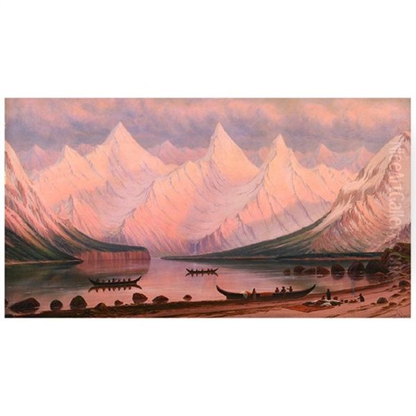 Alaska Oil Painting by James Everett Stuart