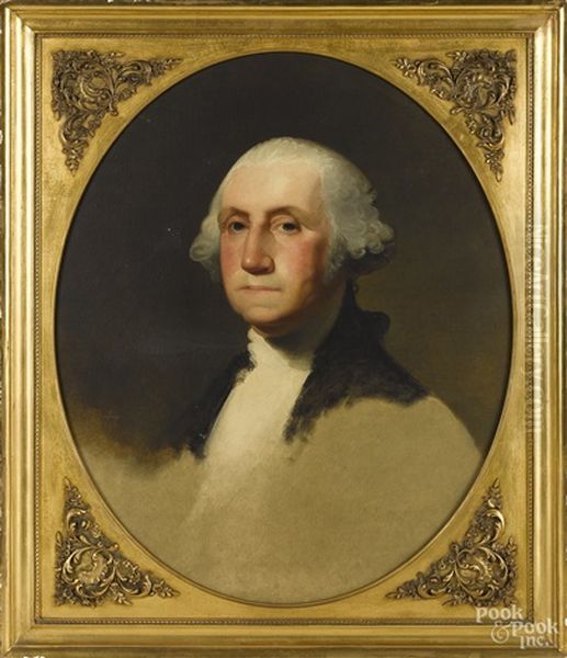 George Washington Portrait Oil Painting by Jane Stuart