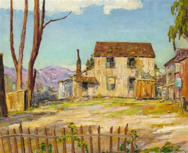 Deserted House Oil Painting by Dedrick B. Stuber