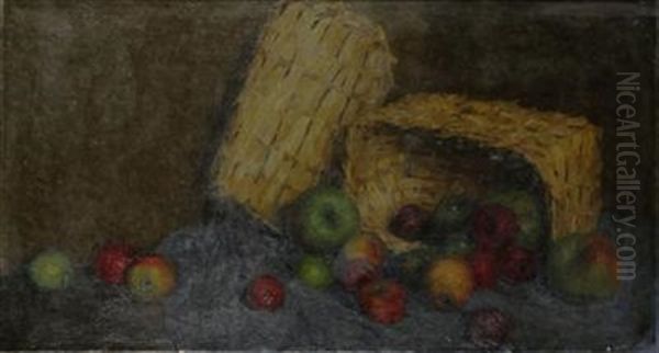 Stillleben Mit Obst Oil Painting by Camill Stuchlik