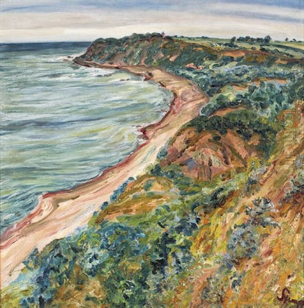 Ostseekuste Hiddensee Oil Painting by Emil Stumpp