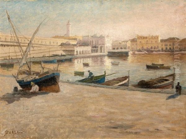 L'amiraute D'alger Oil Painting by Alfredo Fermin Sturla