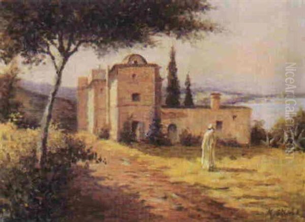 Vue D'alger De La Villa Suzini Oil Painting by Michel Sturla