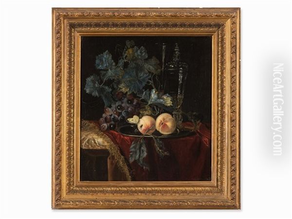 Pompous Still Life Oil Painting by Ernst Stuven