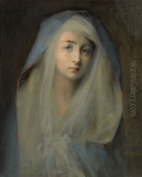 La Vierge Oil Painting by Tadeusz Styka