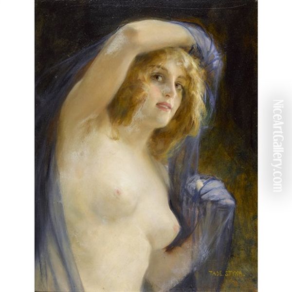 Beaute Blonde Oil Painting by Tadeusz Styka