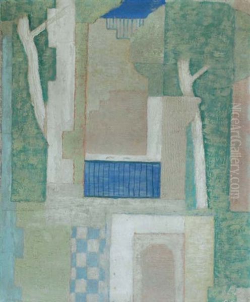 Kompozice Oil Painting by Jindrich Styrsky