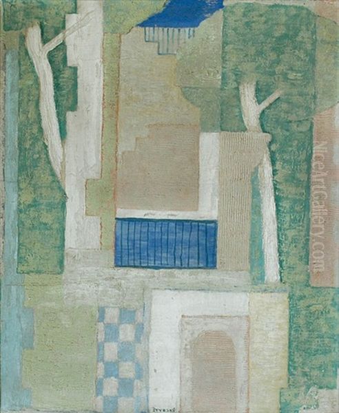 Kompozice Oil Painting by Jindrich Styrsky