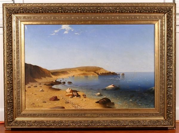 A Calm Sea Oil Painting by Rufin Gavrilovich Sudkovsky