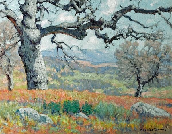 The Oak Oil Painting by Maurice Braun