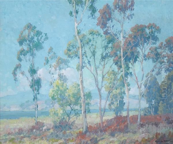 Back Bay, San Diego Oil Painting by Maurice Braun