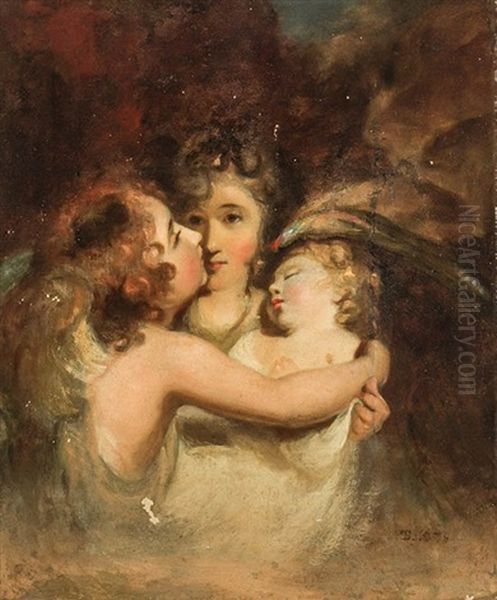 Guardian Angels (after A Painting By Joshua Reynolds) by Thomas Sully