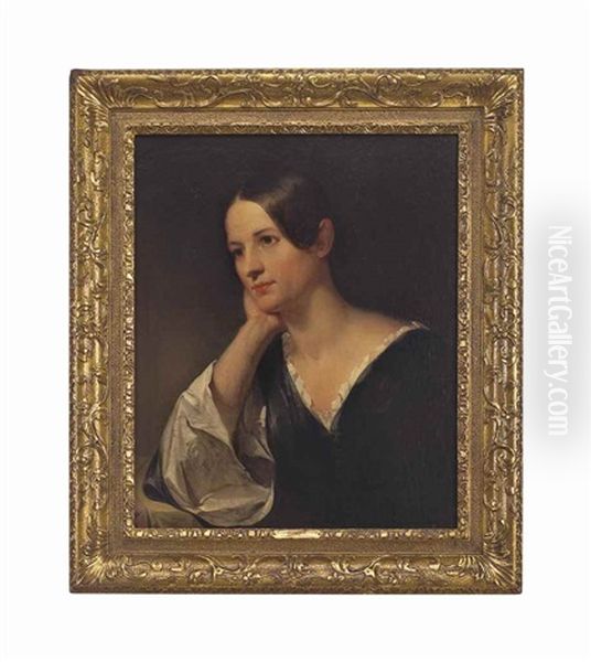 Portrait Of A Woman, Presumably Mrs. John Bradford Wallace (susan Binney) by Thomas Sully