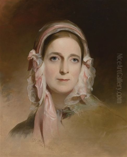 Mrs. Mordecai Lewis Oil Painting by Thomas Sully