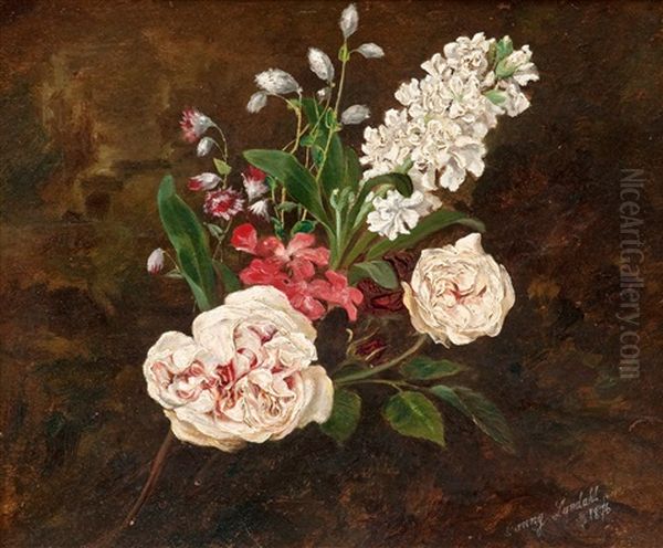 Flowers Oil Painting by Fanny Sundblad