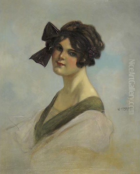 Fiocco Nei Capelli Oil Painting by Wilhelm Braun