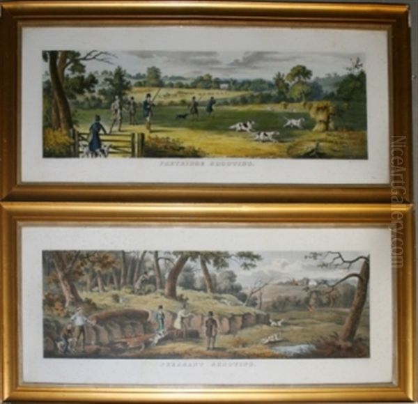 Bird Hunting Scenes Oil Painting by Thomas Sutherland